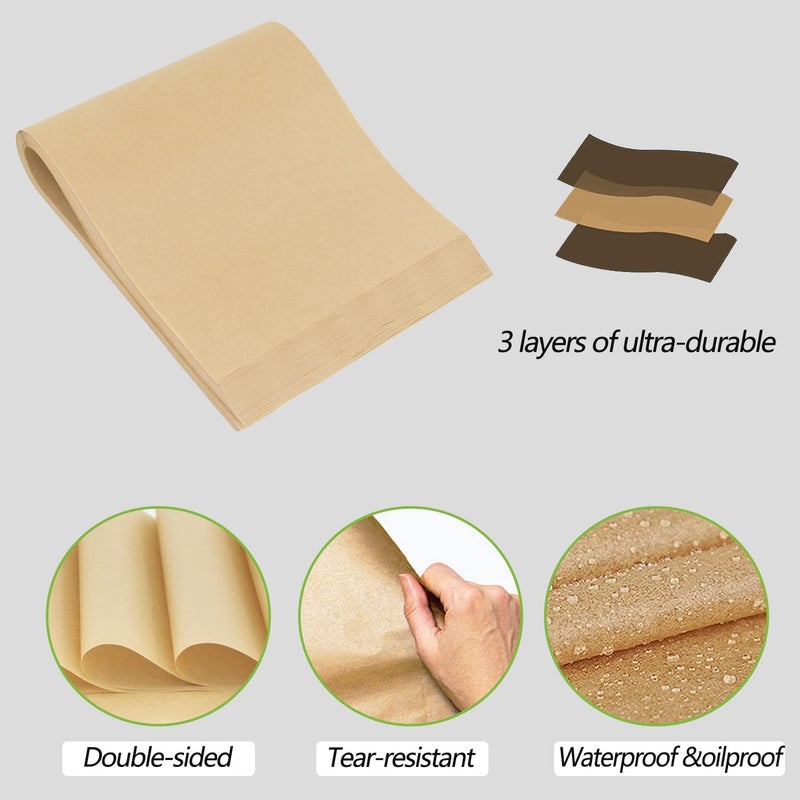 Bandelt 150 PCS Large Freeze Dryer Paper Mats for Harvest Right Freeze Dryer Tray Accessories 100% Parchment Paper - Image 4